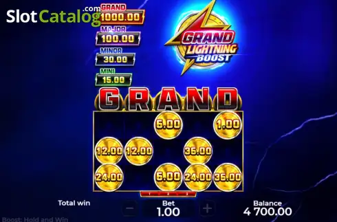 Скрин3. Grand Lightning Boost слот