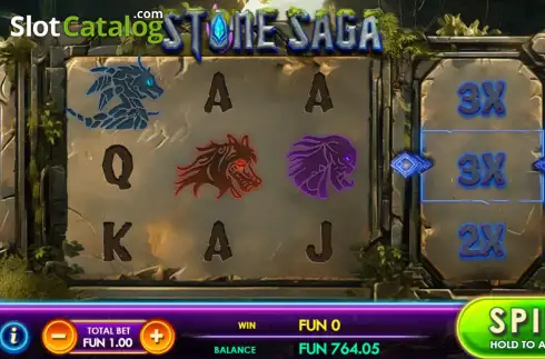 Скрин2. Stone Saga слот