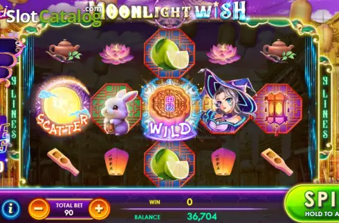 Скрин2. MOONLIGHT WISH слот