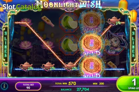 Скрин3. MOONLIGHT WISH слот