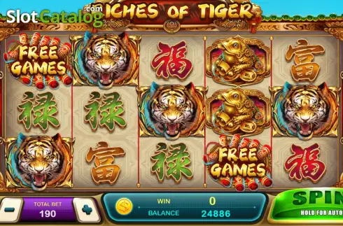 Скрин2. Riches of Tiger слот