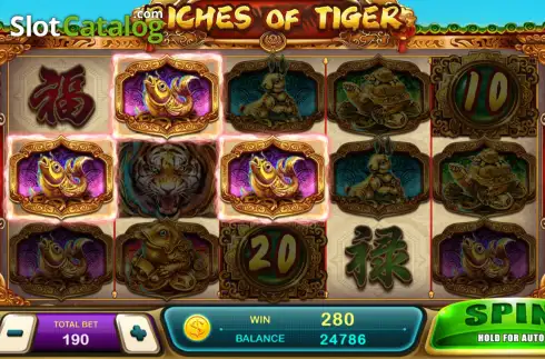 Скрин3. Riches of Tiger слот