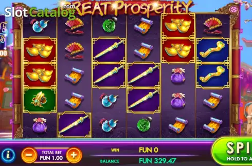 Скрин2. Great Prosperity слот