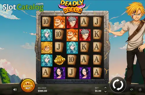 Скрин2. Deadly Duels слот