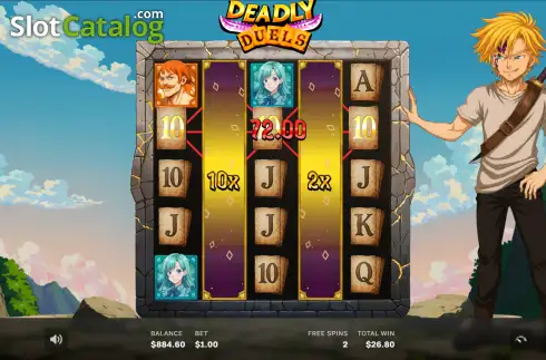 Скрин3. Deadly Duels слот