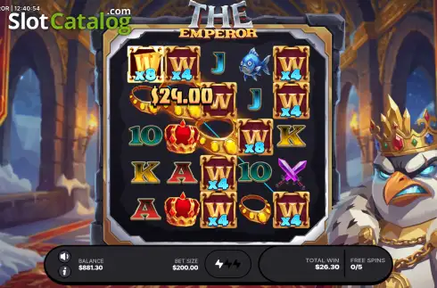 Скрин3. The Emperor (Fastplay) слот