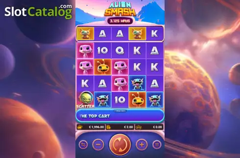 Скрин2. Alien Smash слот
