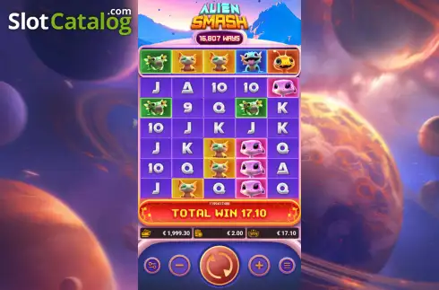 Скрин3. Alien Smash слот