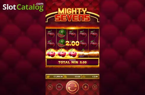 Скрин3. Mighty Sevens слот
