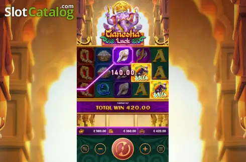 Скрин3. Ganesha Luck слот