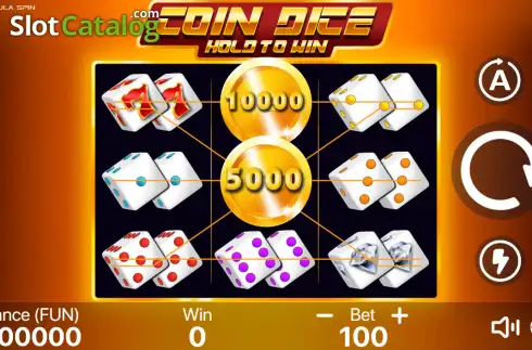 Скрин2. Coin Dice: Hold to Win слот