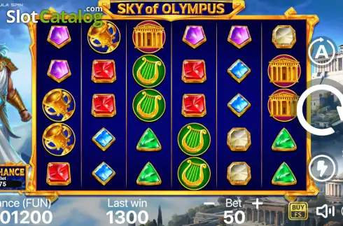 Скрин2. Sky of Olympus слот