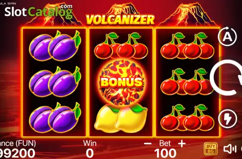 Скрин2. Volcanizer слот
