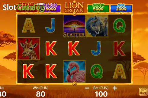 Скрин3. Lion Crown: Hold to Win слот