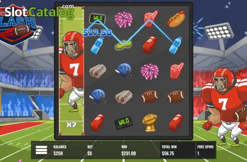 Скрин3. Touchdown Clash слот