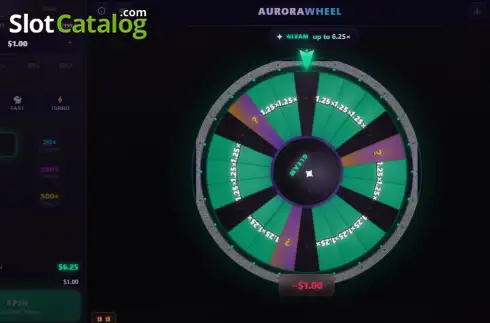 Скрин2. Aurora Wheel слот