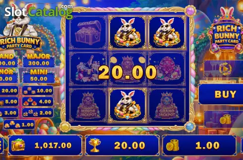 Скрин3. Rich Bunny Party Card слот