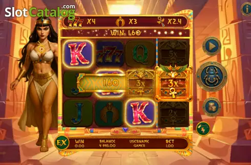 Скрин3. Cleopatra: Golden Necklace слот