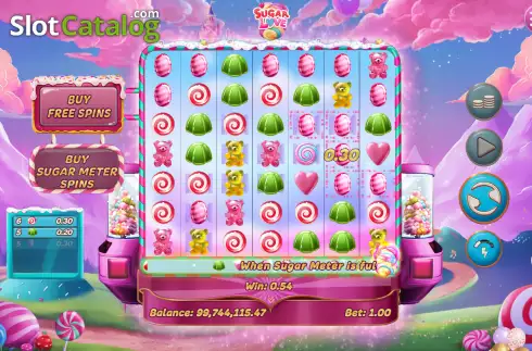 Скрин3. Sugar Love слот