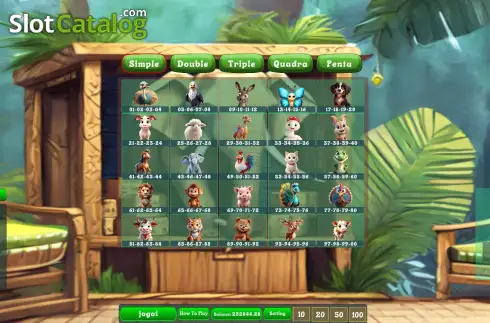 Скрин3. Cassino Jogo do Bicho слот