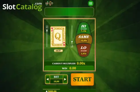 Скрин2. Hi-Lo (GameTimeTech) слот