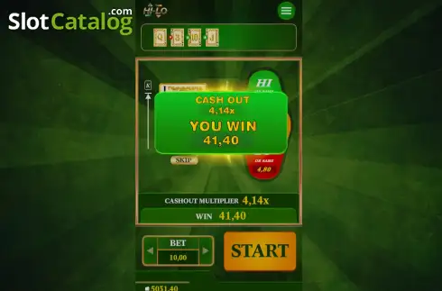 Скрин3. Hi-Lo (GameTimeTech) слот