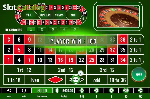Скрин3. European Roulette (GameTimeTech) слот