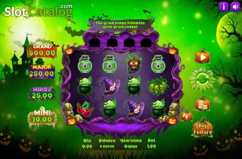 Скрин2. Pumpy Halloween слот