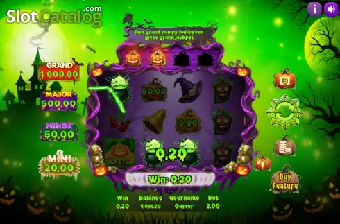 Скрин3. Pumpy Halloween слот