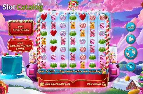 Скрин2. Sugar Love X-mas Candies слот