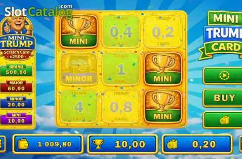 Скрин3. Mini Trump Scratch Card слот