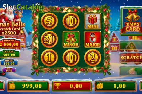 Скрин3. Xmas Bells Scratch Card слот
