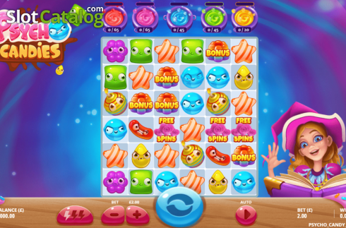 Скрин2. Psycho Candies слот