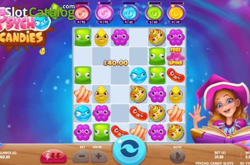 Скрин4. Psycho Candies слот