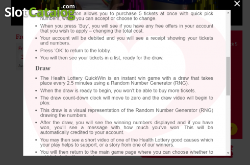 Скрин6. Health Lottery слот