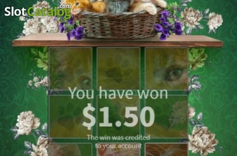 Скрин3. Kitty Puzzle слот