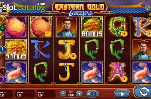 Скрин2. Eastern Gold Deluxe слот
