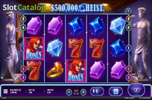 Скрин3. 500K Heist слот