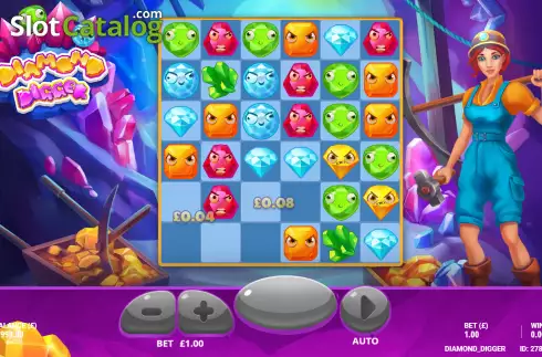 Скрин3. Diamond Digger (G.Games) слот