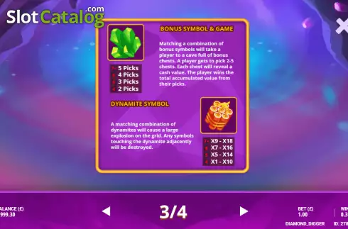 Скрин5. Diamond Digger (G.Games) слот