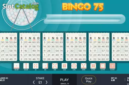 Скрин2. Bingo 75 (G.Games) слот