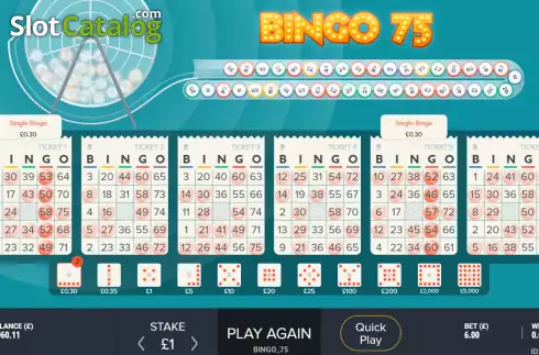 Скрин3. Bingo 75 (G.Games) слот