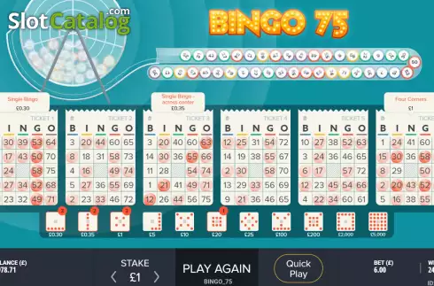Скрин4. Bingo 75 (G.Games) слот