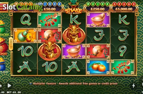 Скрин2. Snake Trio Bonus слот
