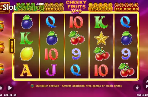 Скрин2. Cheeky Fruits Trio Bonus слот
