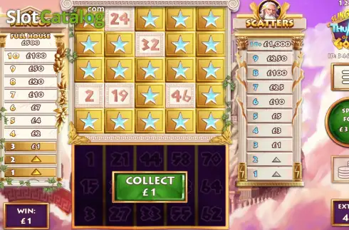 Скрин3. Slingo Thunder of the Gods слот