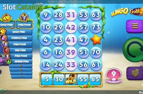Скрин2. Slingo Gold Fish слот
