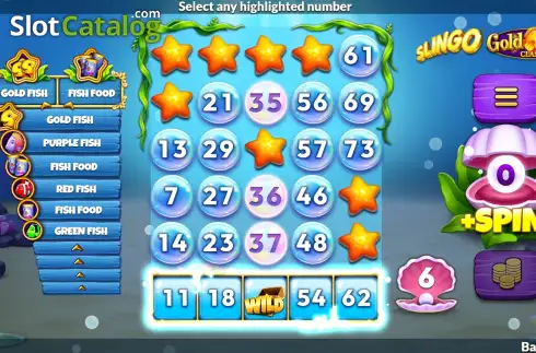 Скрин3. Slingo Gold Fish слот