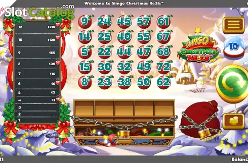 Скрин2. Slingo Christmas Re3ls слот