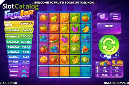 Скрин2. Frutti Boost AutoSlingo слот
